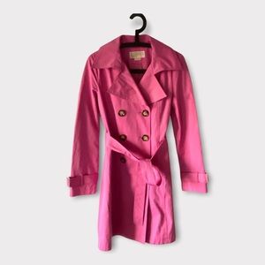 MICHAEL Michael Kors Pink Trench Coat